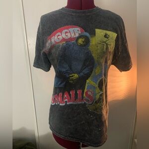 Good condition Biggie Smalls acid washed gray tee shirt, Size medium